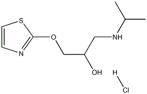 (±)-Tazolol hydrochloride Struktur