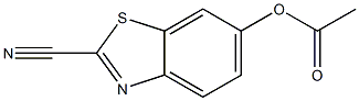2-Benzothiazolecarbonitrile,6-(acetyloxy)-(9CI) Struktur