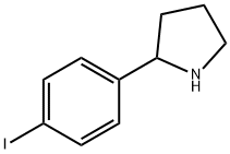 2-(4-iodophenyl)pyrrolidine Struktur