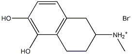 5,6-ジヒドロキシ-2-メチルアミノテトラリン·臭化水素酸塩 化学構造式