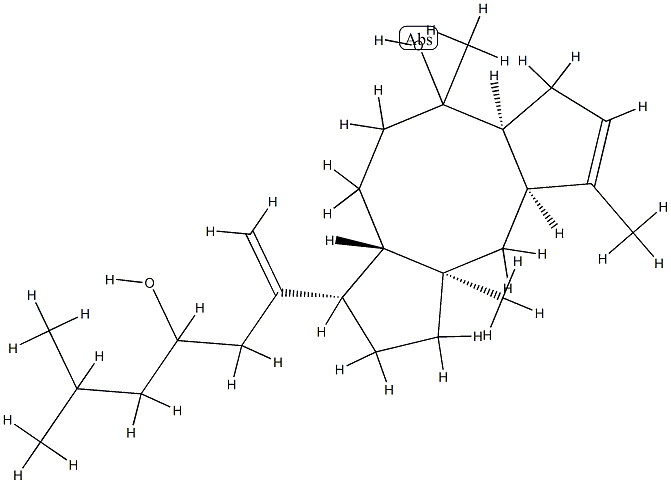 (7ξ)-オフィオボラ-3,15-ジエン-7,18-ジオール 化学構造式