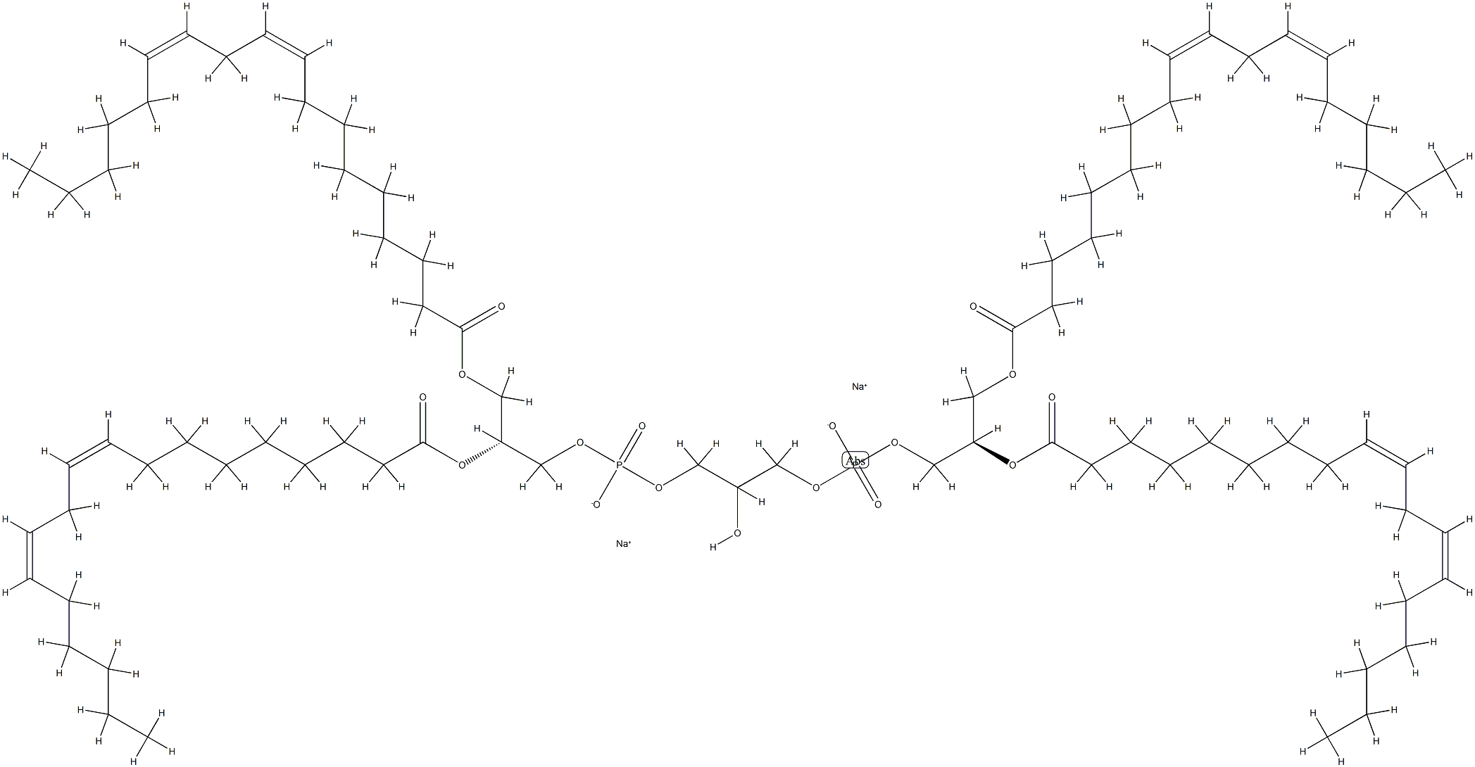 心磷脂(钠盐或铵盐),383907-10-6,结构式