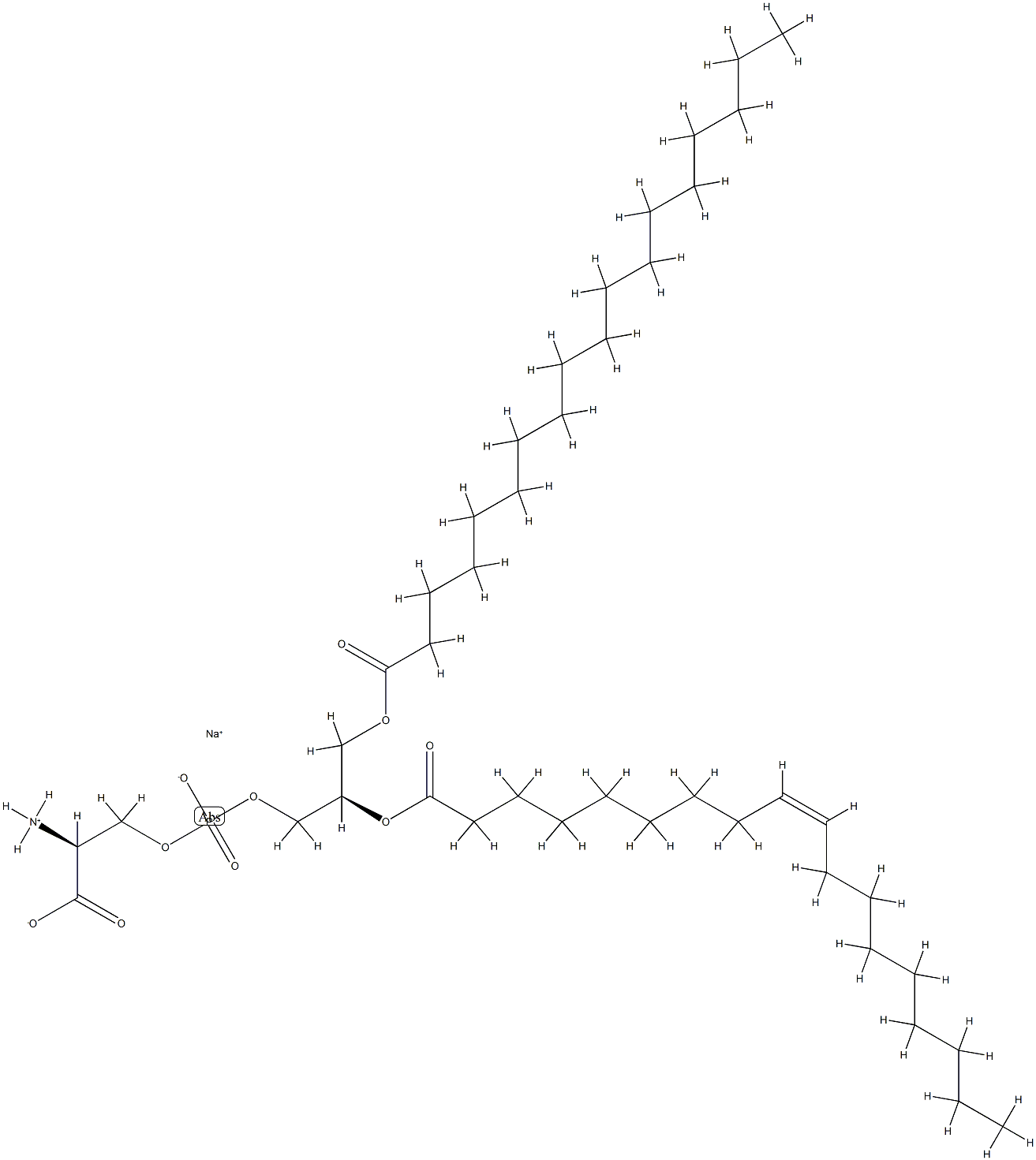L-ALPHA-PHOSPHATIDYLSERINES, BRAIN, PORCINE Struktur