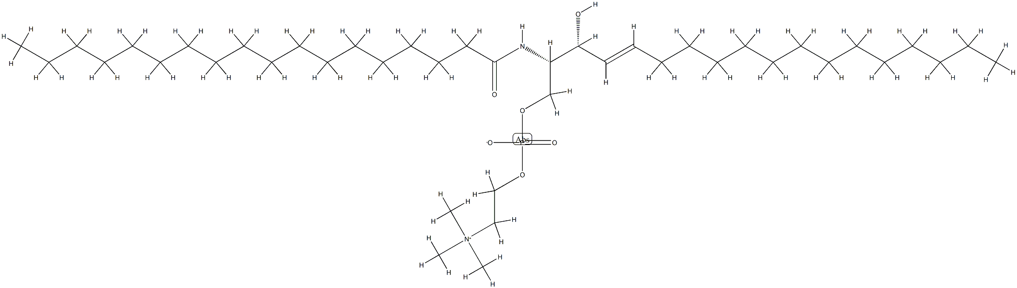 SPHINGOMYELIN (BRAIN, PORCINE);BRAIN SM,383907-91-3,结构式