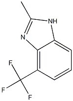 1H-Benzimidazole,2-methyl-4-(trifluoromethyl)-(9CI) Struktur