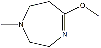 1H-1,4-Diazepine,2,3,6,7-tetrahydro-5-methoxy-1-methyl-(9CI) Structure