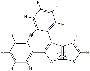 1,6,6aIVS-Trithiapentalene, 2,3-diphenyl- Structure