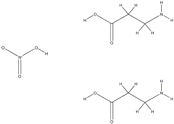 BETA-丙氨酸硝酸盐, 384821-65-2, 结构式