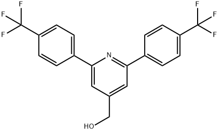 2,6-BIS(4-(TRIFLUOROMETHYL)PHENYL)PYRIDINE-4-METHANOL(WXC06084) Struktur