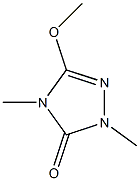 3H-1,2,4-Triazol-3-one,2,4-dihydro-5-methoxy-2,4-dimethyl-(9CI) 结构式