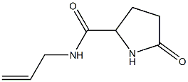 2-Pyrrolidinecarboxamide,N-allyl-5-oxo-(6CI,7CI,8CI) Structure
