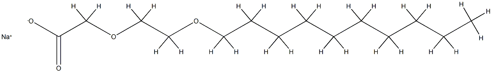 DECETH-7 CARBOXYLIC ACID Struktur