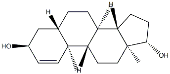 1-Androstene-3α,17β-diol 结构式