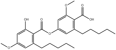 2'-O-methylperlatolic acid 化学構造式