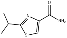 4-Thiazolecarboxamide,2-(1-methylethyl)-(9CI) Struktur