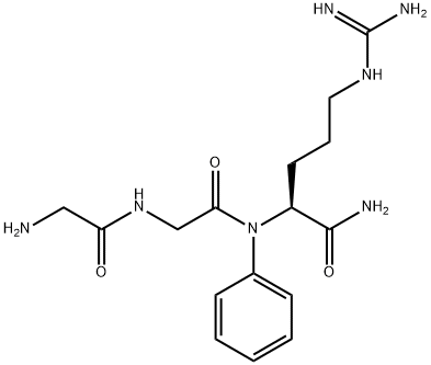 H-Gly-Gly-Arg-anilide Struktur