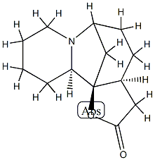 12,13β,14,15-Tetrahydrosecurinan-11-one Struktur