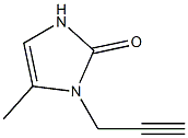 2H-Imidazol-2-one,1,3-dihydro-5-methyl-1-(2-propynyl)-(9CI) 结构式