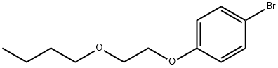 4-溴-(2-丁氧基乙氧基)苯, 39255-24-8, 结构式