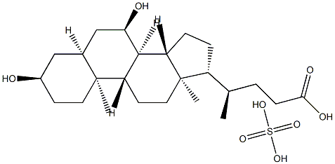 Chenodeoxycholic acid sulfate conjugate Structure