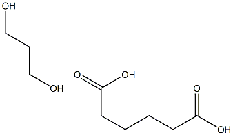 己二酸与Α-氢-Ω-羟基聚[氧代(甲基-1,2-乙二基)]的聚合物 结构式
