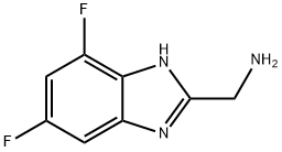 1H-Benzimidazole-2-methanamine,4,6-difluoro-(9CI) Struktur
