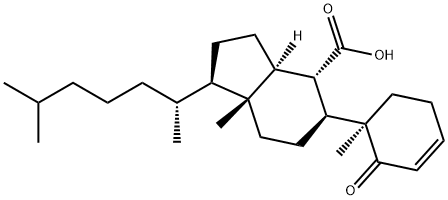 (10α)-B-Nor-1-oxo-5,6-secocholest-2-en-6-oic acid 结构式