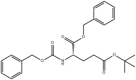 CBZ-L-谷氨酸(叔丁酯)卞酯, 3967-18-8, 结构式