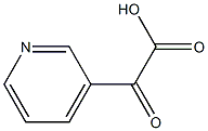 オキソ(3-ピリジニル)酢酸 化学構造式