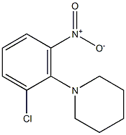 1-(2-chloro-6-nitrophenyl)piperidine,3970-42-1,结构式