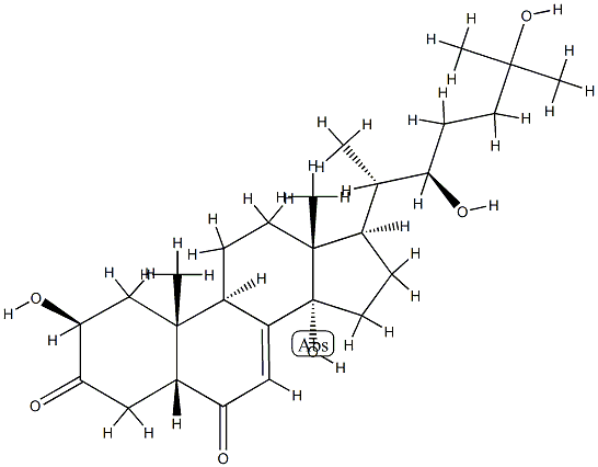 3-dehydroecdysone Struktur