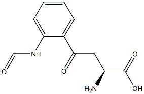 N'-formyl-L-Kynurenine 化学構造式
