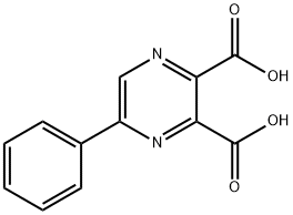 5-Phenyl-pyrazine-2,3-dicarboxylic acid Structure