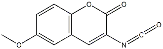 2H-1-Benzopyran-2-one,3-isocyanato-6-methoxy-(9CI) Struktur