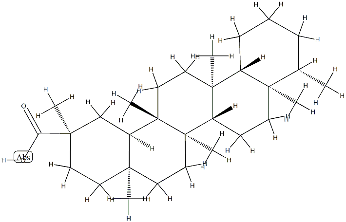 D:A-Friedooleanan-29-oic acid Struktur