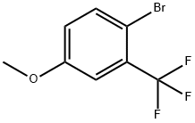 2-ブロモ-5-メトキシベンゾトリフルオリド 化学構造式