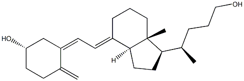 (5Z,7E)-9,10-Secochola-5,7,10(19)-triene-3β,24-diol Structure