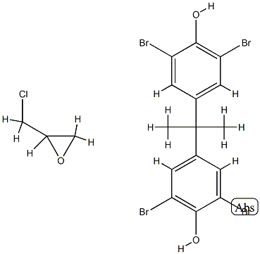 3,5,3',5'-테트라브로모비스페놀 A, 에피클로로히드린 중합체