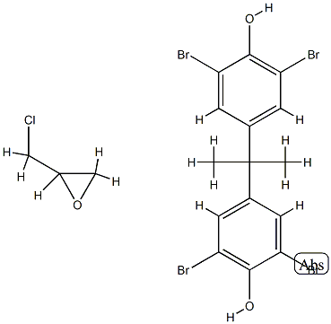 BISPHENOL A DIGLYCIDYL ETHER, BROMINATED Structure