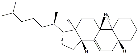 5α-Cholest-7-ene Structure