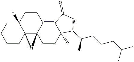 5α-Cholest-8(14)-en-15-one Structure