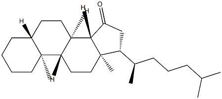 5α-Cholestan-15-one Structure