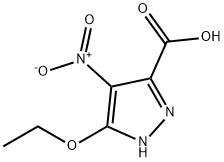 1H-Pyrazole-3-carboxylicacid,5-ethoxy-4-nitro-(9CI) 结构式