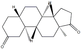 5α-Androstane-2,17-dione Struktur