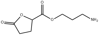 2-Furancarboxylicacid,tetrahydro-5-oxo-,3-aminopropylester(9CI) 结构式