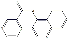 3-Pyridinecarboxamide,N-4-quinolinyl-(9CI) 结构式