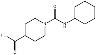 4-Piperidinecarboxylicacid,1-[(cyclohexylamino)carbonyl]-(9CI) Structure