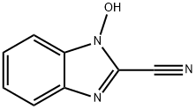 1H-Benzimidazole-2-carbonitrile,1-hydroxy-(9CI) Structure