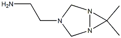 1,3,5-Triazabicyclo[3.1.0]hexane-3-ethanamine,6,6-dimethyl-(9CI) Structure