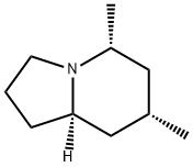 (-)-Dendoroprimine Struktur
